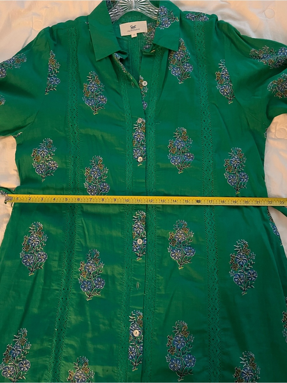 PRINTFRESH meredith midi dress in bouquet blossoms size XL - Picture 13 of 15